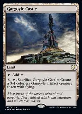 MtG Commander 2019 Rare Gargoyle Castle #245