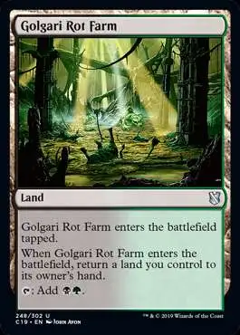 MtG Commander 2019 Uncommon Golgari Rot Farm #248