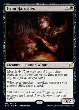 MtG Commander 2019 Rare Grim Haruspex #118