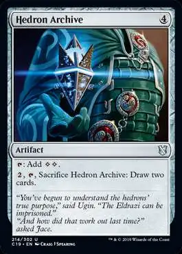 MtG Commander 2019 Uncommon Hedron Archive #214