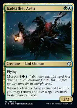 MtG Commander 2019 Uncommon Icefeather Aven #194