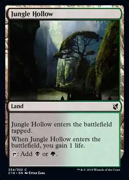 MtG Commander 2019 Common Jungle Hollow #254