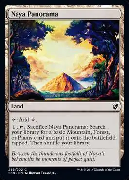 MtG Commander 2019 Common Naya Panorama #263