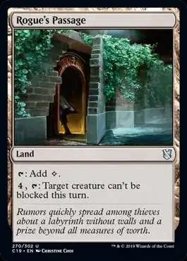 MtG Commander 2019 Uncommon Rogue's Passage #270