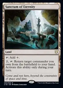 MtG Commander 2019 Rare Sanctum of Eternity #59