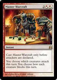 MtG Commander Rare Master Warcraft #209