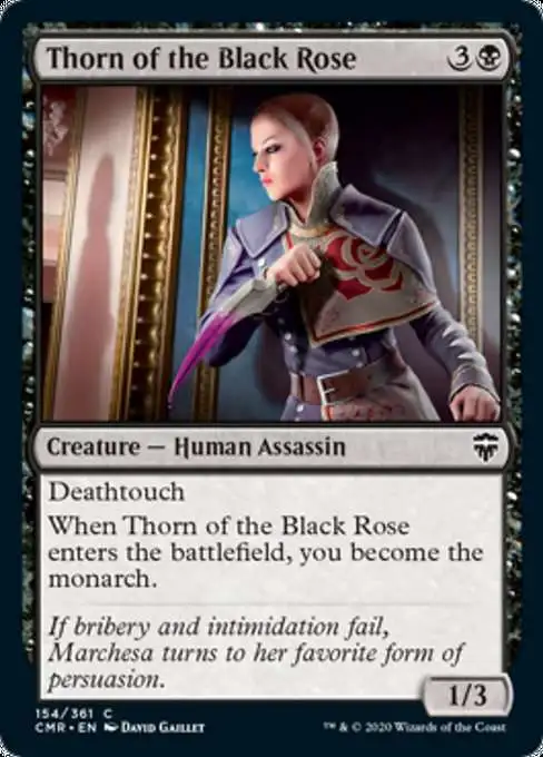 MtG Trading Card Game Commander Legends Common Thorn of the Black Rose #154 MtG Trading Card Game Commander Legends Common Thorn of the Black Rose #154