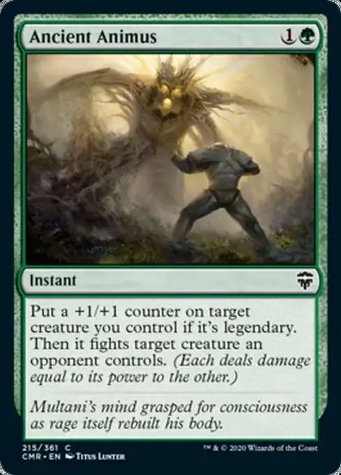 MtG Trading Card Game Commander Legends Common Ancient Animus #215