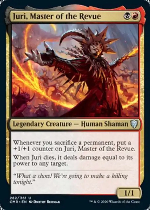 Magic The Gathering Trading Card Game Commander Legends Single Card  Uncommon Juri, Master of the Revue 282 - ToyWiz