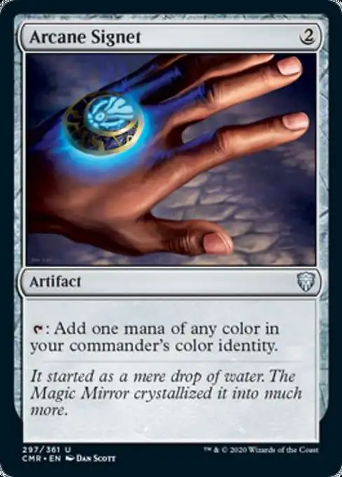 MtG Trading Card Game Commander Legends Uncommon Arcane Signet #297