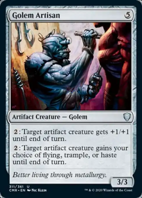 MtG Trading Card Game Commander Legends Uncommon Golem Artisan #311