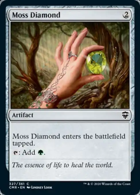 MtG Trading Card Game Commander Legends Common Moss Diamond #327