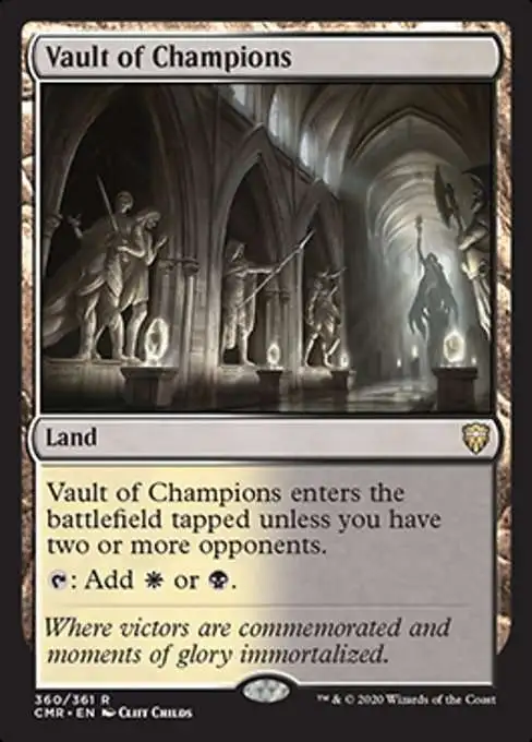 MtG Trading Card Game Commander Legends Rare Foil Vault of Champions #360