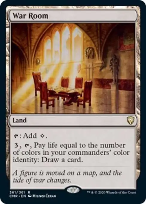 MtG Trading Card Game Commander Legends Rare War Room #361