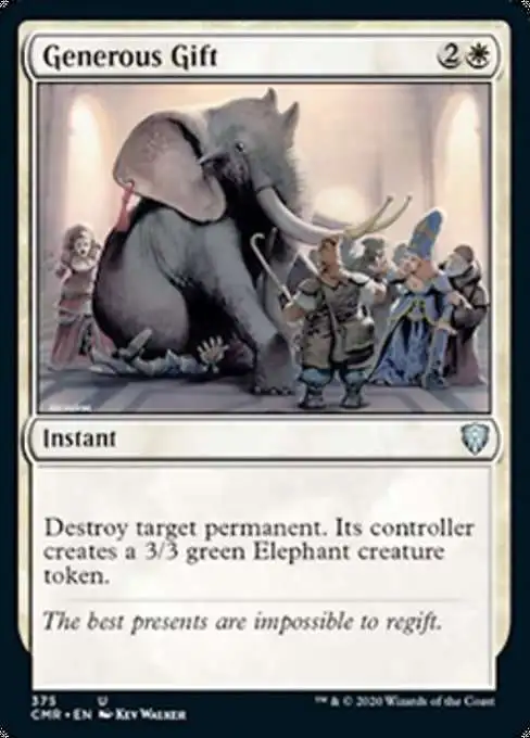 mtg elephant commander deck Magic The Gathering Trading Card Game Commander Legends Single Card  Uncommon Generous Gift 375 Commander Deck