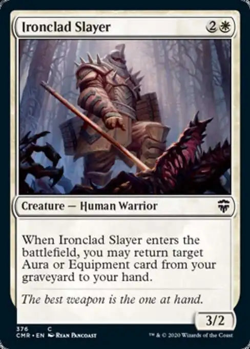 MtG Trading Card Game Commander Legends Common Ironclad Slayer #376 [Commander Deck]