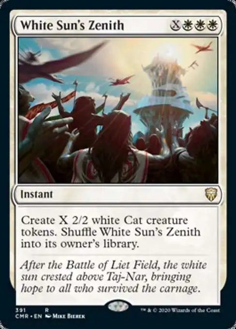 Magic The Gathering Trading Card Game Commander Legends Single Card Rare  White Suns Zenith 391 Commander Deck - ToyWiz