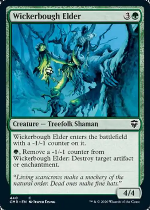 Magic The Gathering Trading Card Game Commander Legends Single Card Common  Wickerbough Elder 440 Commander Deck - ToyWiz