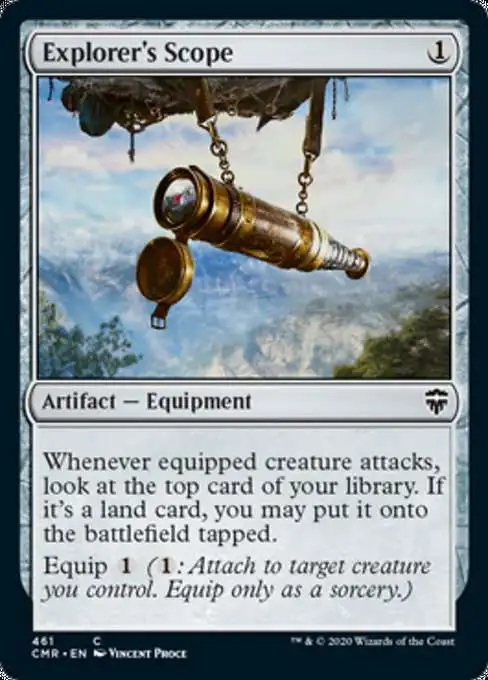 MtG Trading Card Game Commander Legends Common Explorer's Scope #461 [Commander Deck]
