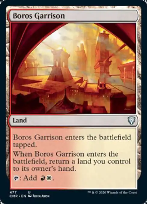 MtG Trading Card Game Commander Legends Uncommon Boros Garrison #477 [Commander Deck]