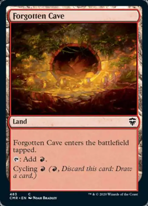 Magic The Gathering Trading Card Game Commander Legends Single Card Common  Forgotten Cave 483 Commander Deck - ToyWiz