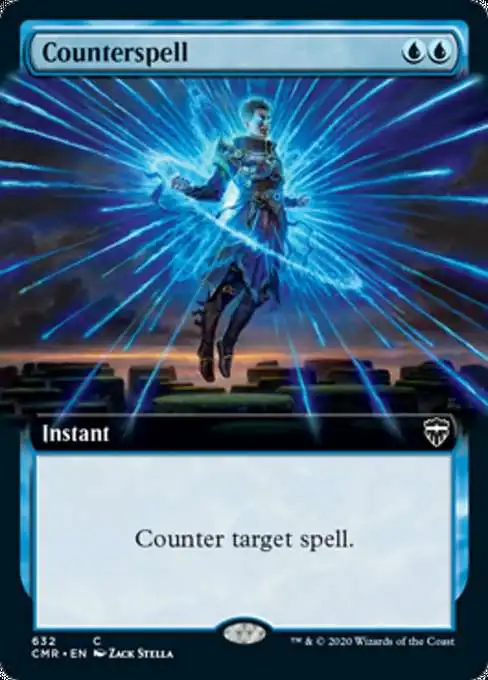 MtG Trading Card Game Commander Legends Common Counterspell #632 [Extended Art]