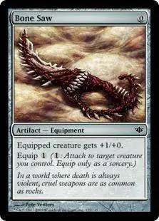 MtG Trading Card Game Conflux Common Bone Saw #135