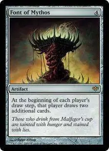 MtG Trading Card Game Conflux Rare Font of Mythos #136