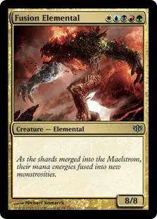 MtG Trading Card Game Conflux Uncommon Fusion Elemental #107