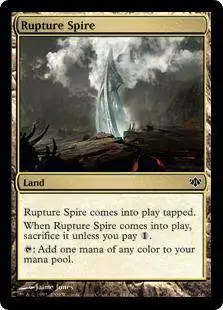 MtG Trading Card Game Conflux Common Rupture Spire #144