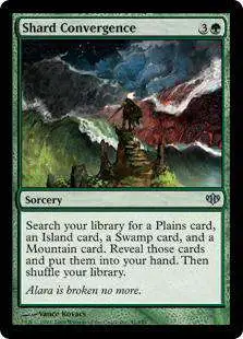 MtG Trading Card Game Conflux Uncommon Shard Convergence #91