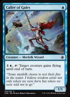 MtG Trading Card Game Conspiracy: Take the Crown Common Foil Caller of Gales #103