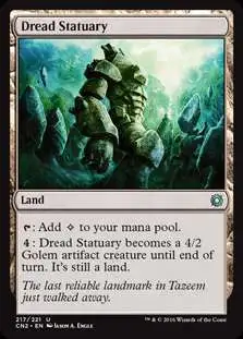 MtG Trading Card Game Conspiracy: Take the Crown Uncommon Dread Statuary #217