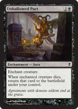 MtG Conspiracy Common Unhallowed Pact #131