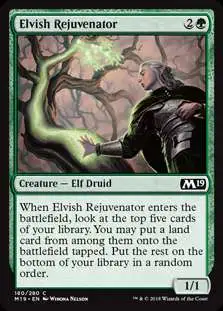 MtG 2019 Core Set Common Elvish Rejuvenator #180