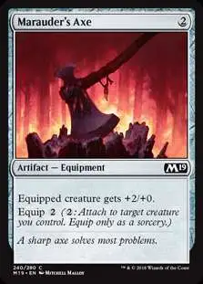 MtG 2019 Core Set Common Marauder's Axe #240