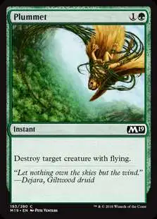 MtG 2019 Core Set Common Plummet #193