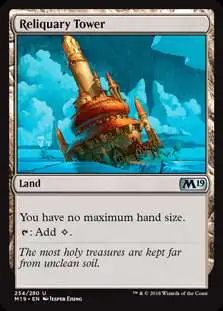MtG 2019 Core Set Uncommon Reliquary Tower #254