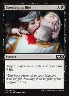 MtG 2019 Core Set Common Sovereign's Bite #120