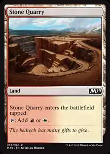 MtG 2019 Core Set Common Stone Quarry #256