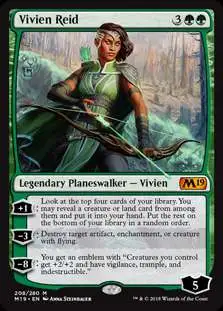 MtG 2019 Core Set Mythic Rare Vivien Reid #208