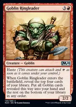 MtG 2020 Core Set Uncommon Goblin Ringleader #143