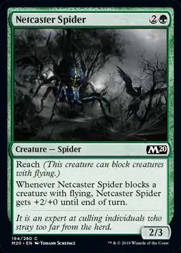 MtG 2020 Core Set Common Netcaster Spider #184