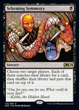 MtG 2020 Core Set Rare Scheming Symmetry #113