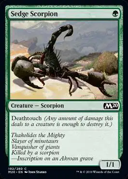 MtG 2020 Core Set Common Sedge Scorpion #192