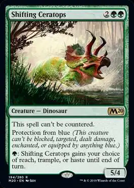 MtG 2020 Core Set Rare Shifting Ceratops #194