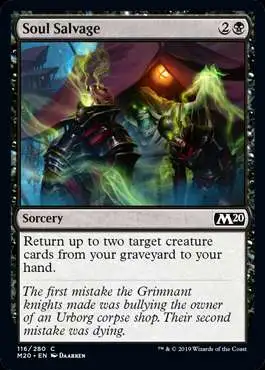 MtG 2020 Core Set Common Soul Salvage #116