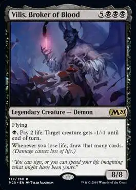 MtG 2020 Core Set Rare Vilis, Broker of Blood #122