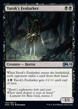 MtG 2020 Core Set Uncommon Yarok's Fenlurker #123