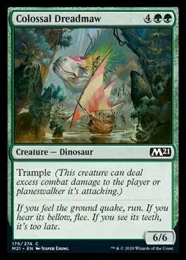MtG 2021 Core Set Common Colossal Dreadmaw #176
